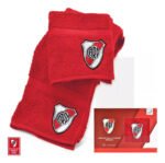 Juego Toalla Toallon Bordado 100% Algodon Futbol River Boca - Imagen 10