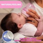 Chicco Mamadera Natural Feeling 2m+ Flujo Medio X 250 Ml Transparente - Imagen 7