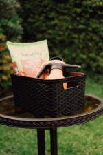 Pack Por 3 Caja Canasto Organizadora Grande Simil Rattan - Imagen 5