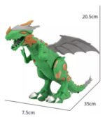 Juguete Dinosaurio Dragon Robot Con Luces Sonidos Movimiento - Imagen 3