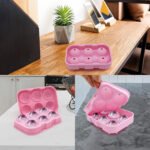 Cubetera De Silicona Para 6 Esferas De Hielo Grandes Tragos Color Rosa - Imagen 2