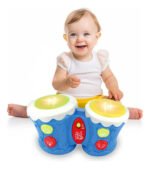 Juguete Bebe Tambor Africano 18m+ Luz Sonidos Babymovil - Imagen 4