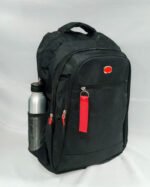 Mochila Clasica Cierres 52x33x14 Reforzada Escolar Urbana Color Rojo Diseño De La Tela Liso - Imagen 3