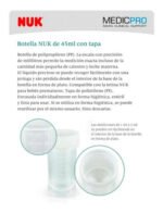 Contenedor Para Leche Bebe 45ml Nuk Esterilizado Babymovil - Imagen 2
