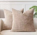 Funda Almohadon Nordico Chenille Decorativo Cierre 40x40cm