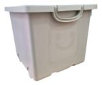 Caja Organizadora De Plastico Con Ruedas Y Manija 25l Emoji