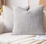 Funda Almohadon Nordico Chenille Decorativo Cierre 40x40cm - Imagen 4