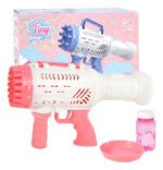 Juguete Pistola Bazuca Lanza Burbujero Burbujas Tiny - Imagen 3