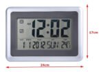Reloj Despertador Digital Master Sale Rddp-320 Alarma Temperatura Gris - Imagen 3