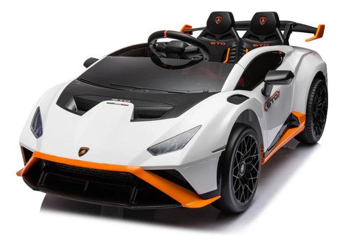 Auto Lamborghini A Batería Ar-2 12.v 2 Asientos Color Blanco