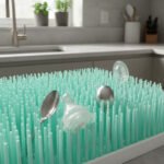 Escurridor Seca Platos Pasto Grande Cocina Bandeja 35x23 Cm Aqua - Imagen 100