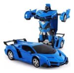 Juguete Radio Control Remoto Auto Transformers Master Sale Color Azul