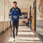 Mochila Rigida Porta Notebook Urbana Escolar Boca Juniors Azul Boca - Imagen 964