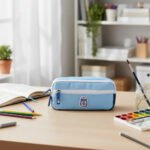 Set Combo Mochila Reforzada Cartuchera Escolar Afa Argentina Celeste Afa - Imagen 1443