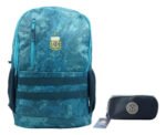 Set Combo Mochila Reforzada Cartuchera Escolar Argentina Afa Afa Camuflado