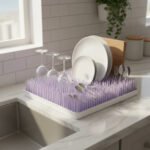 Escurridor Seca Platos Pasto Grande Cocina Bandeja 35x23 Cm Lila - Imagen 335