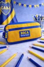 Cartuchera Canopla Futbol Boca River Licencia Boca Sos Mi Pasion