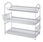 Escurridor Platos Aluminio 3 Niveles Antióxido Plateado Plateado - Imagen 93