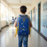 Set Combo Mochila Reforzada + Cartuchera Escolar Boca Junior Azul Boca - Imagen 114