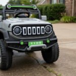 Auto Jeep A Bateria Musica Luz 12v Zaki Babymovil Color Gris - Imagen 339