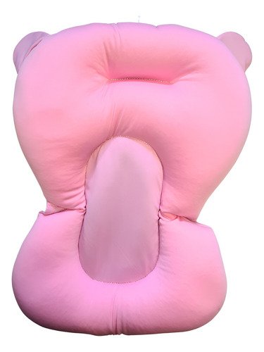 Red Adaptador De Bañera Acolchado Reductor Color Rosa Lisa