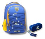 Set Combo Mochila Reforzada + Cartuchera Escolar Boca Junior Azul Boca - Imagen 2648