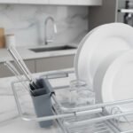 Escurridor Secaplatos Premium Extensible Cubiertos Plateado Plateado - Imagen 1050