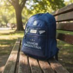 Combo Set Mochila Reforzada Cartuchera Escolar Afa Argentina Azul Afa - Imagen 3536