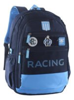Mochila Escolar Deportiva Racing Club Original Reforzada 28l Azul Racing