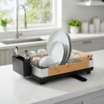 Escurridor Secaplatos Aluminio Madera C/bandeja Único Único - Imagen 1821