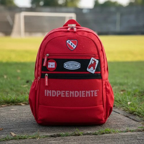 Mochila Escolar Deportiva Independiente Reforzada 28l Rojo Independiente