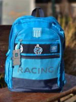 Mochila Escolar Deportiva Racing Club Original Reforzada 28l Celeste Racing - Imagen 499