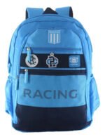 Mochila Escolar Deportiva Racing Club Original Reforzada 28l Celeste Racing