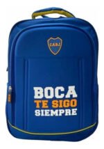 Mochila Rigida Porta Notebook Urbana Escolar Boca Juniors Azul Boca
