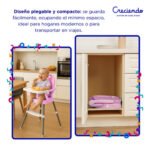 Mega Baby Doha Silla Bebé 3 En 1 Convertible Booster Silla Convertible Color Rosa - Imagen 7250
