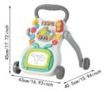 Andador Caminador Bebe Cici Sonidos Babymovil Full Color Rosa - Imagen 553