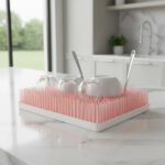 Escurridor Seca Platos Pasto Grande Cocina Bandeja 35x23 Cm Rosa - Imagen 20