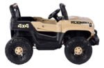 Auto Jeep A Batería 4x4 Con Luz Y Sonido Radio Control 12v Color Beige - Imagen 9