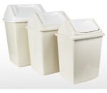 Cesto Tacho De Residuos 12 Litros Basura Tapa Vaiven Blanco - Imagen 472