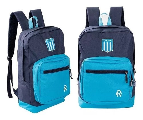Mochila Escolar Urbana Club Colegio Afa Argentina River Boca Celeste Ricing Liso